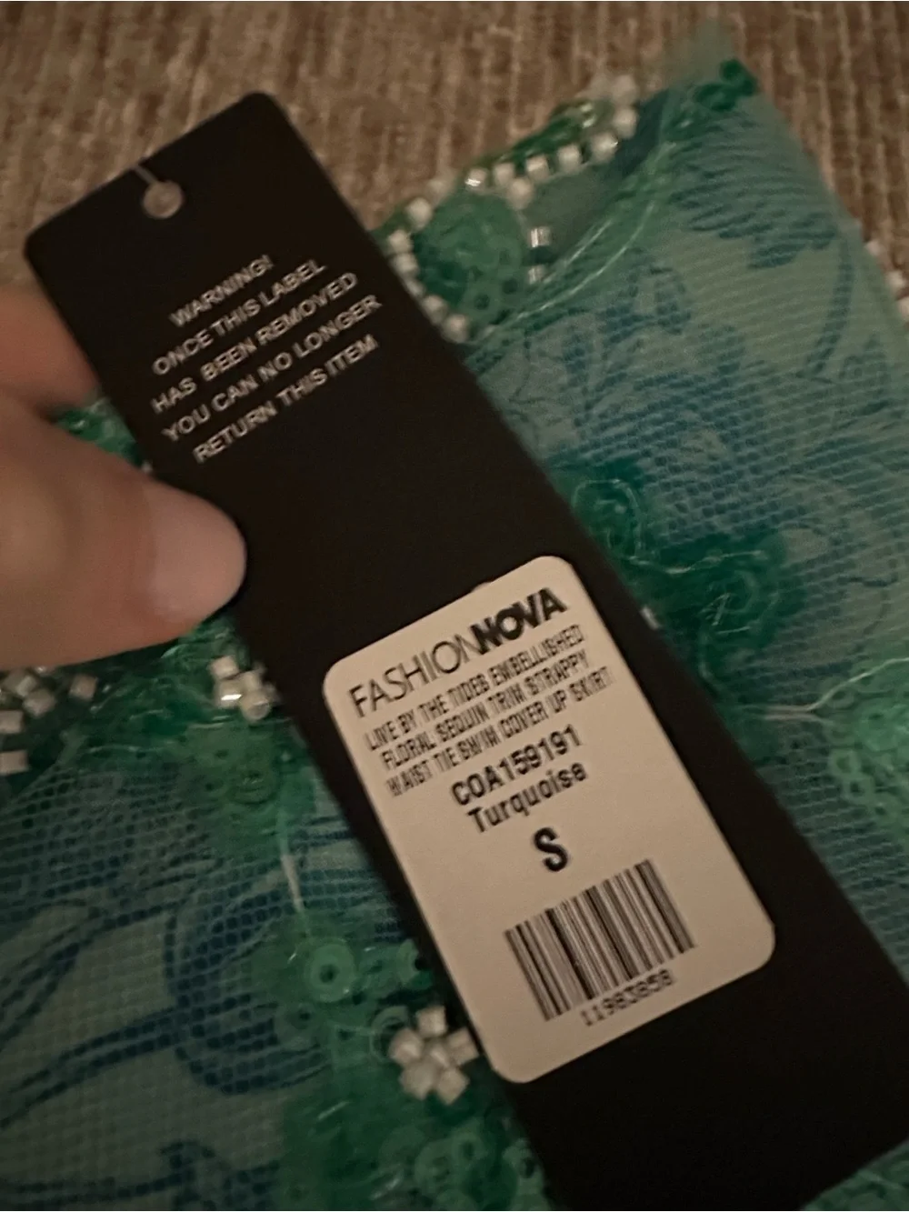 Blue Cover-Up Skirt Resortwear/vacation